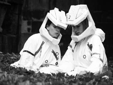 From left: Shian Denovan as Eve and Fiona Morrison as Amelia in 'Signs of Life'