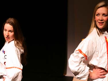 From left: Shian Denovan as Eve and Fiona Morrison as Amelia in 'Signs of Life'
