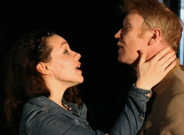 Adrienne Zitt as Cass and Ian Sexon as Ian Thompson